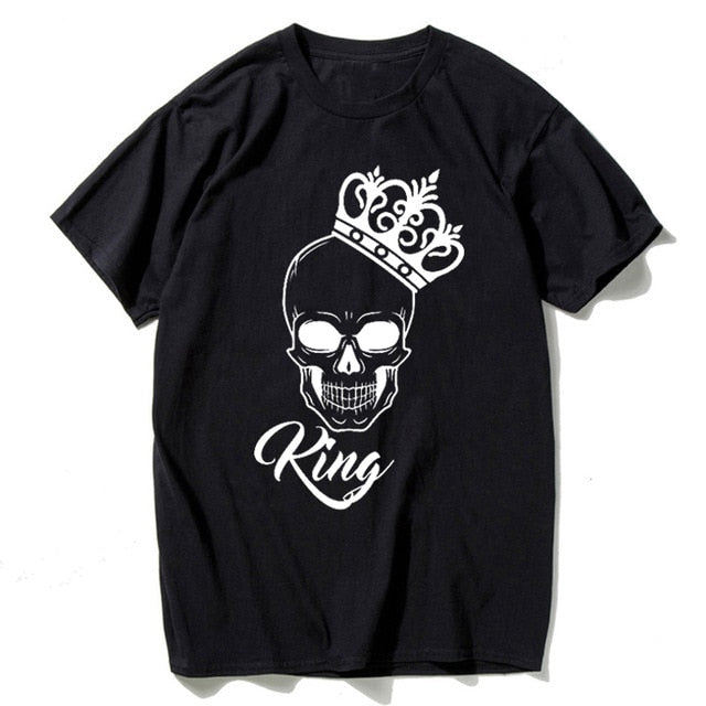 Couple Short Sleeve O Neck T-Shirt Unisex Tops