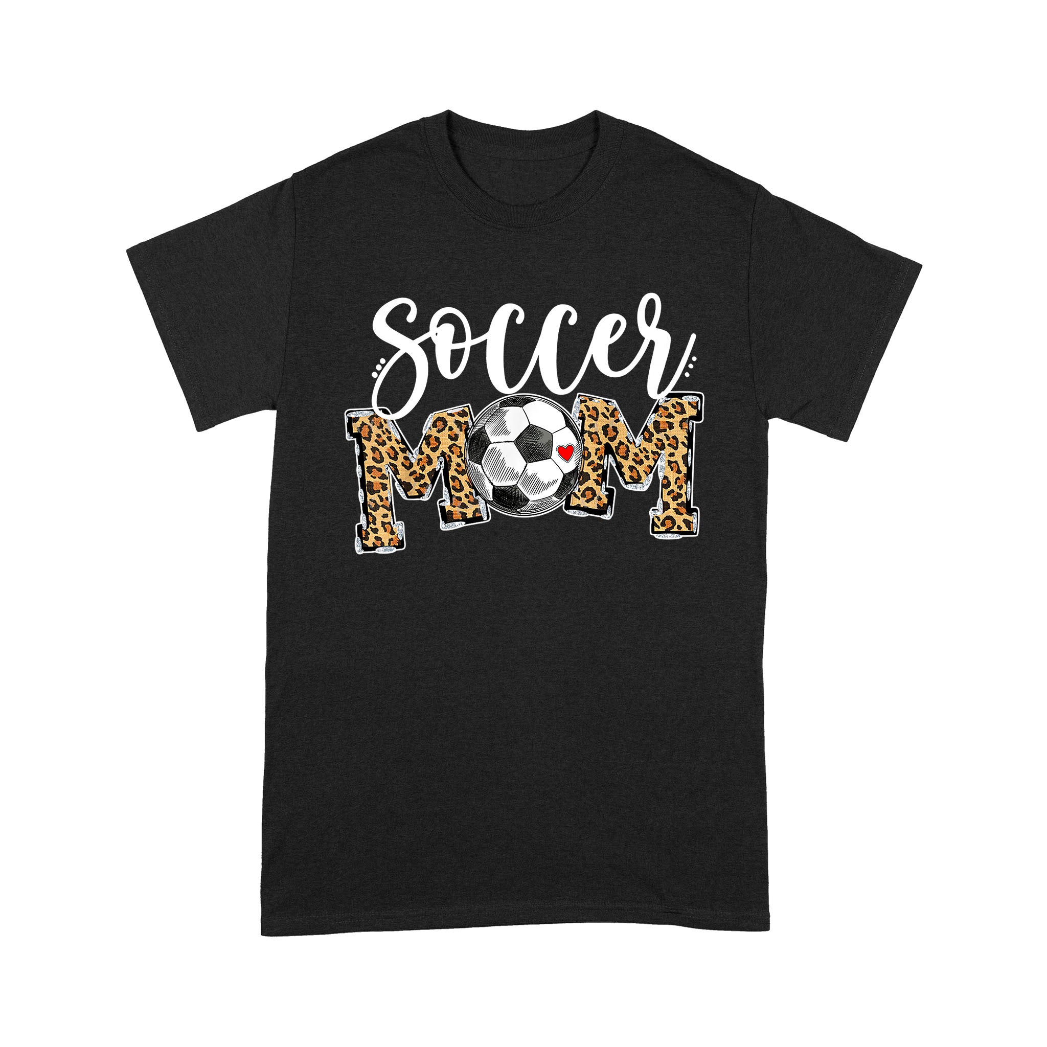 Soccer Mom Leopard Funny Soccer Mom Shirt Mother’S Day 2021 – Standard T-Shirt