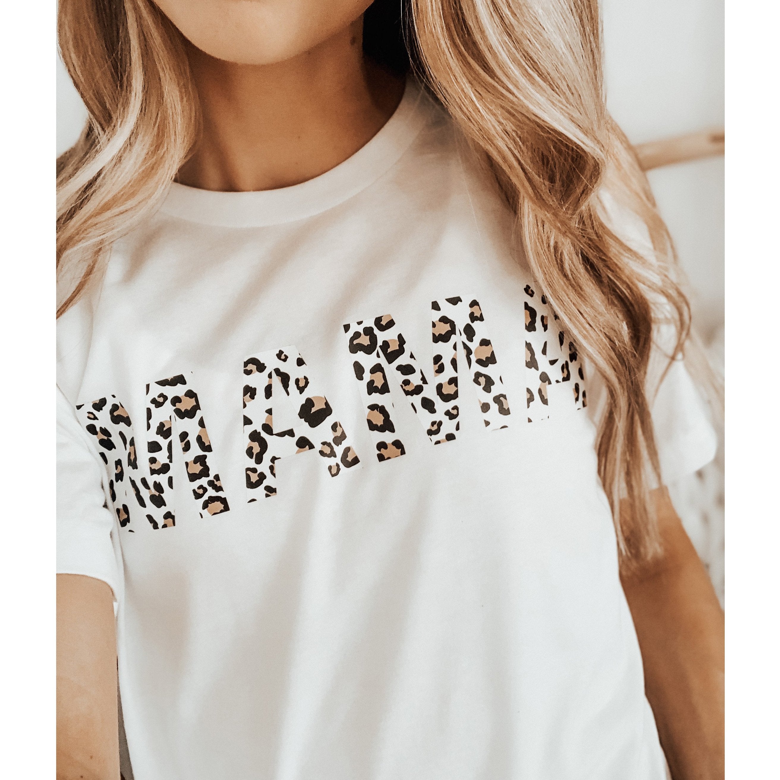 RuddyCheeks(™) – Mama leopard print shirt – mothers day gifts, gifts for mom, birthday gift for mom