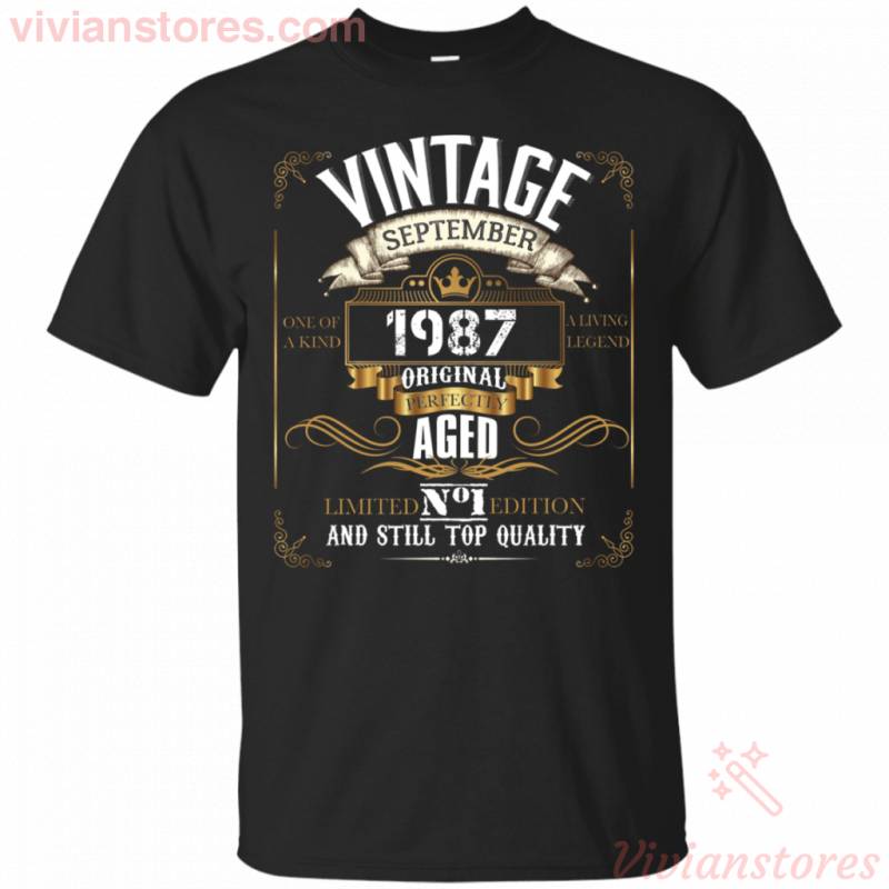 Vintage September 1987 T-Shirt – Tepchase Store