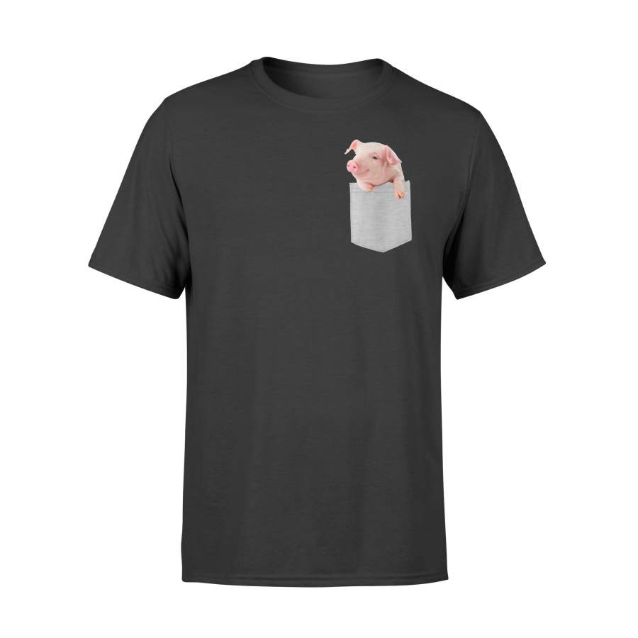 Animal In Your Pocket Pig Fitted T-Shirt