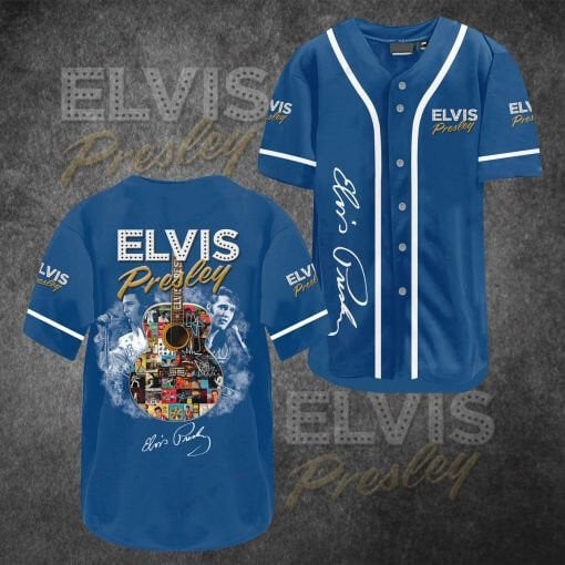 Elvis Presley Baseball Jersey Bbj-O7W4