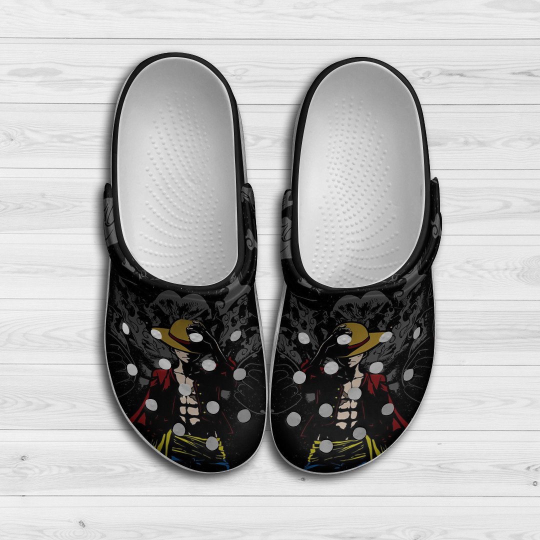 Monkey D.Luffy One Piece Anime Gift Fan, Monkey D.Luffy One Piece Anime Rubber Crocs Crocband Clogs, One Piece Anime Comfy Footwear