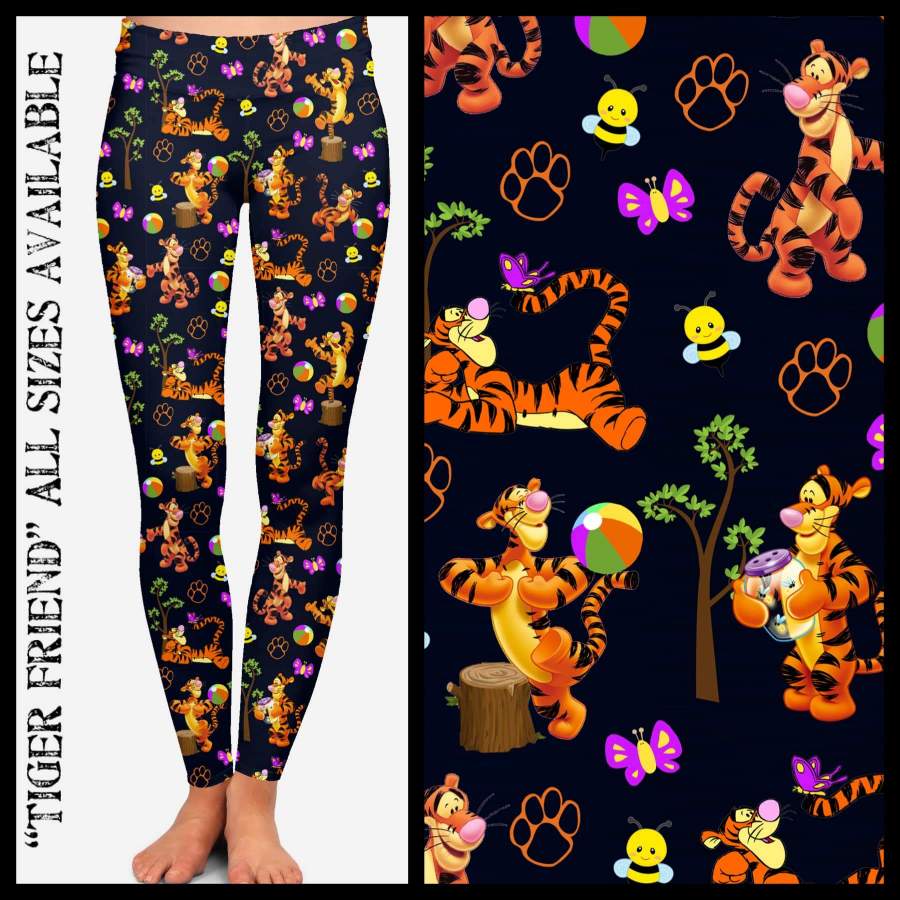 Custom Tiger Friend Leggings & Capri Joggers – ETA Mid June