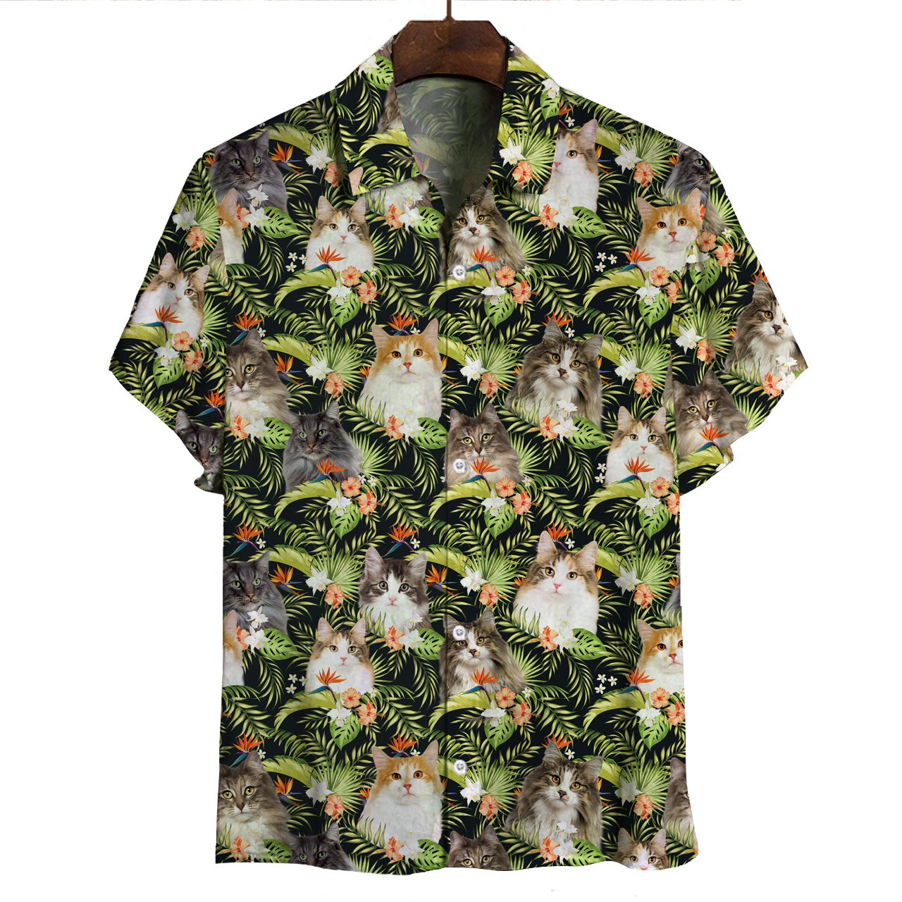 Norwegian Forest Cat Hawaii Shirt Ha95973