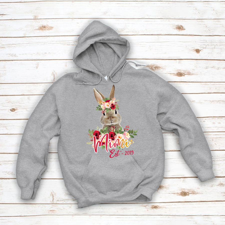 Bunny Flower Mimi Est Hoodie