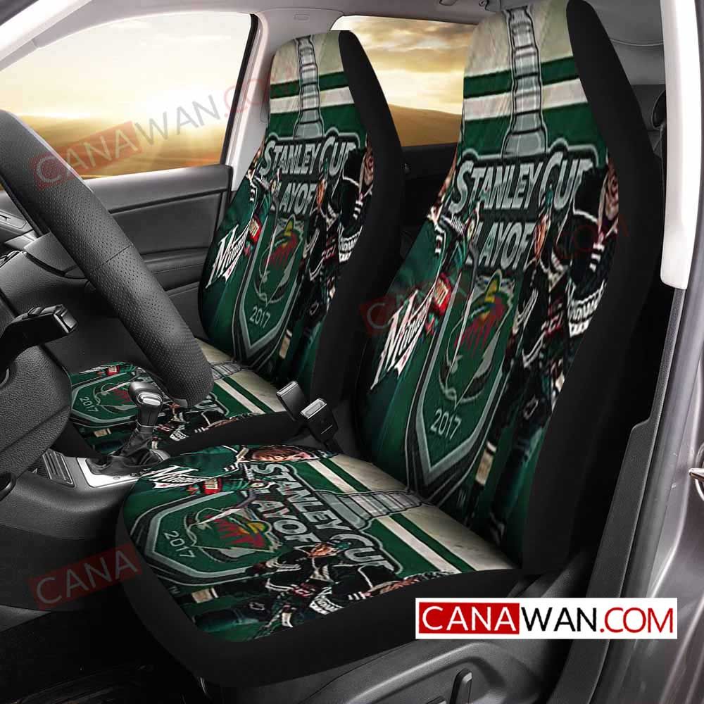 Minnesota Wild Style179 3D Customized Personalized Car Seat Cover