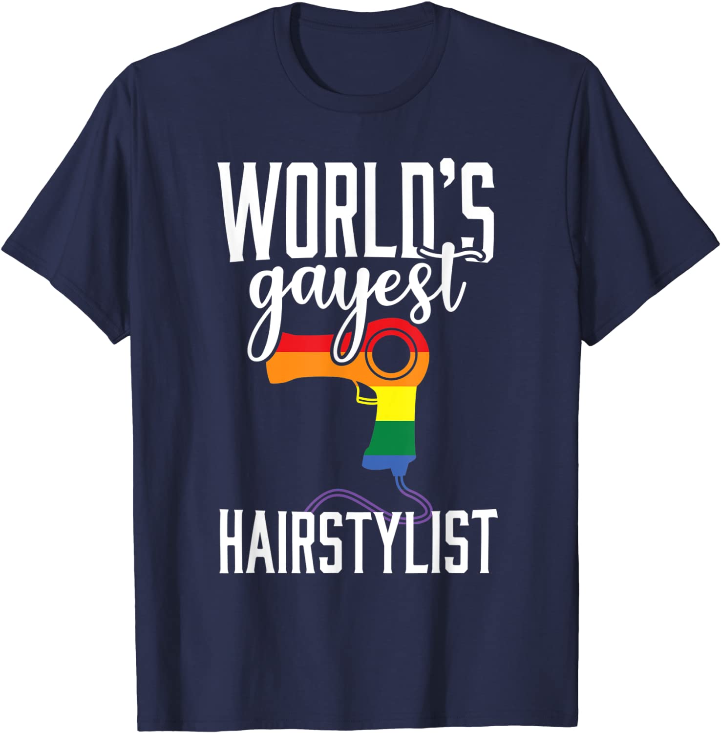 Gay Hairstylist Funny Lgbt Pride Hairdresser Gift T-Shirt