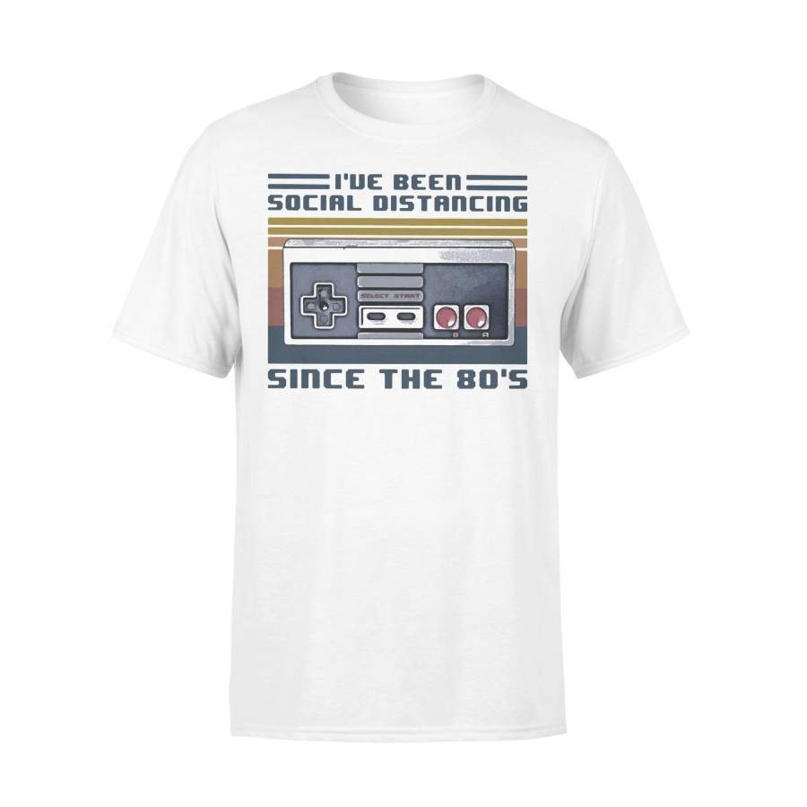 Game I’ve Been Social Distancing Since The 80’s Vintage T-shirt