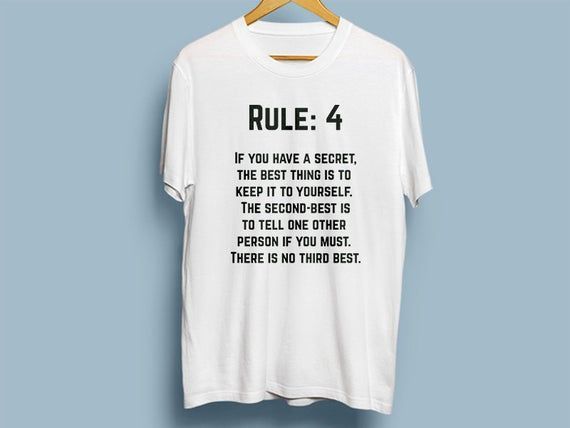 Ncis Leroy Jethro Gibbs Rules Shirt Rule 4 If You Have A Secret The Best Thing Is To Keep It To Yourself Shirt