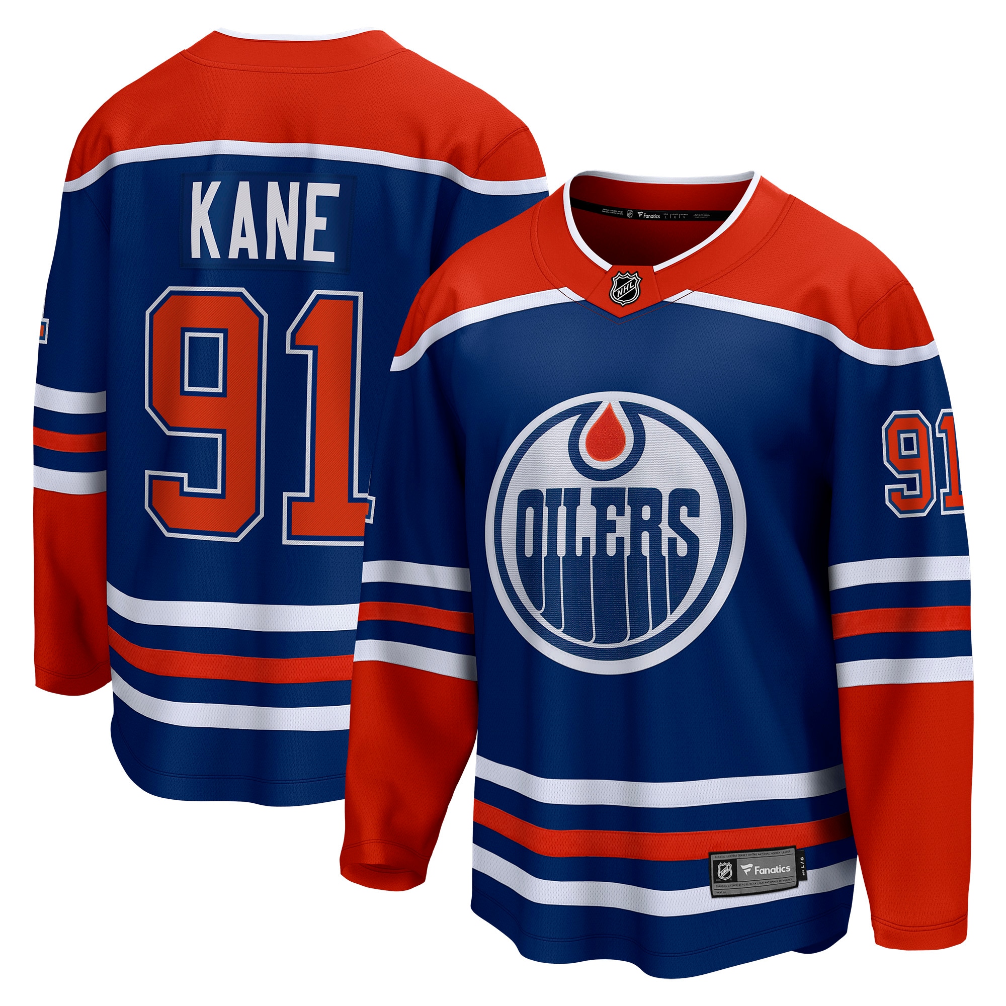 Evander Kane Edmonton Oilers Branded Home Breakaway Player Jersey – Royal