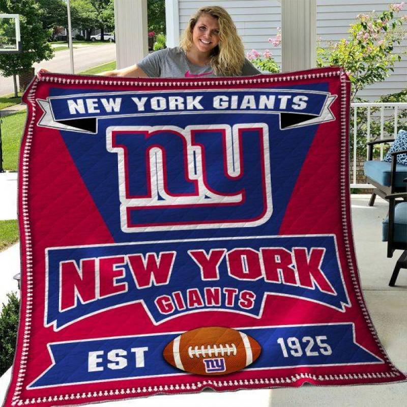 New York Giants Quilt Blanket 02