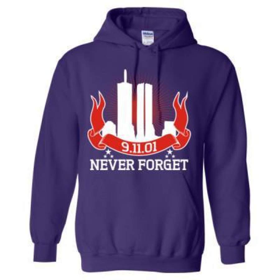 AGR 9-11-01 Never Forget 911 – Heavy Blend™ Hooded Sweatshirt