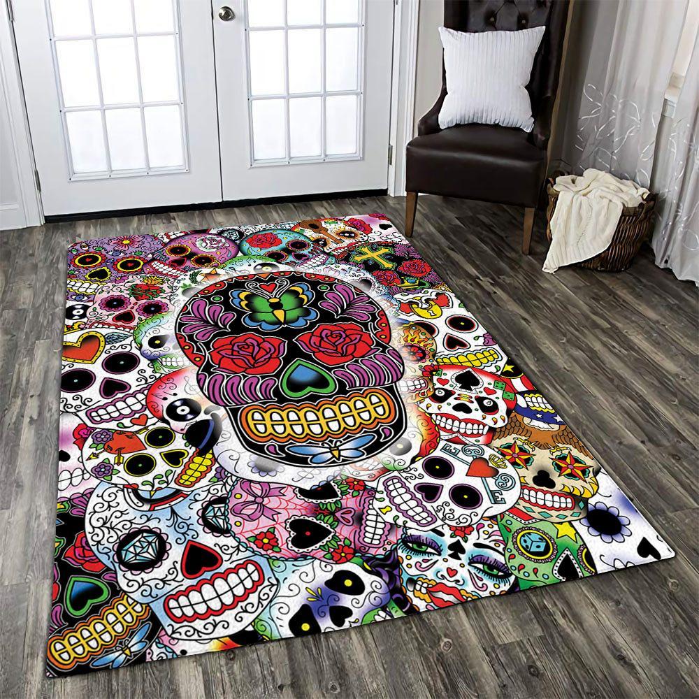 Skull Candy Colorful Area Rug SK-CG00066-15