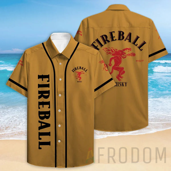 Fireball Whiskey Hawaii Shirt Ha95552