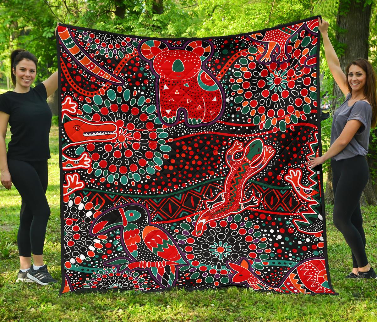 Quilts – Aboriginal Animal & Dot Acrylic Paint