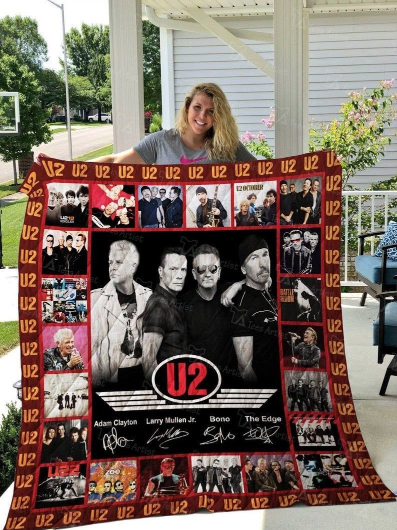 U2 Legend Band Rock Legend With Or Without You Legend Music Fan Gift Idea Quilt Blanket