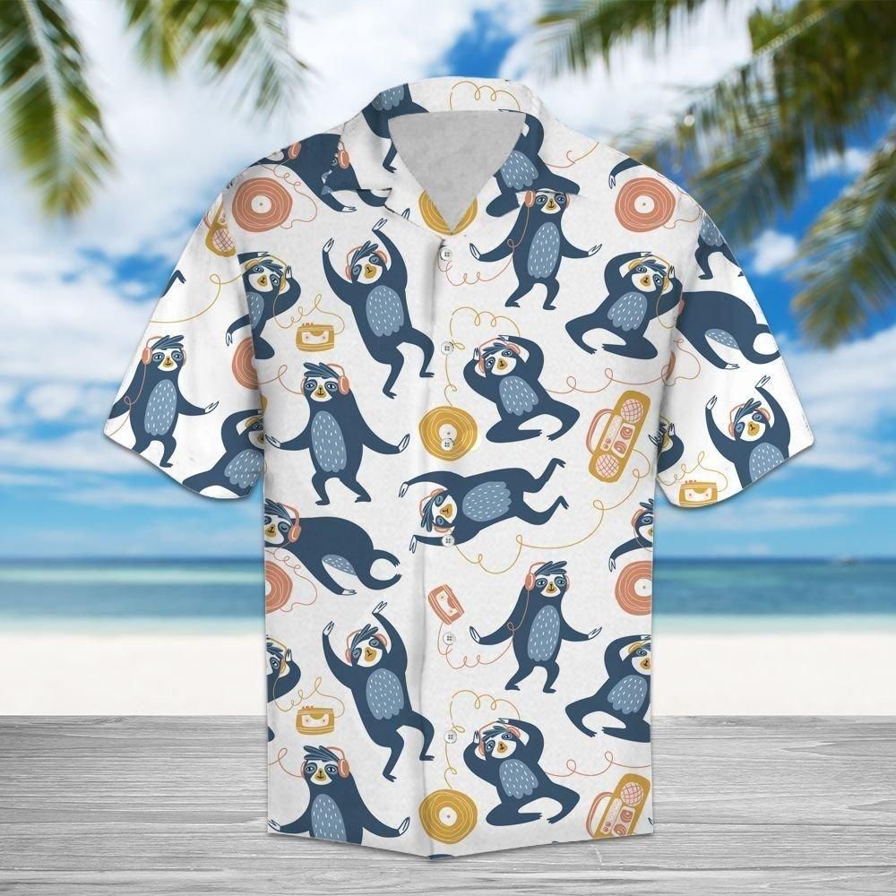 Sloths Aloha Hawaii Shirt Colorful Short Sleeve Summer Beach Casual For Men And Women Ha22758