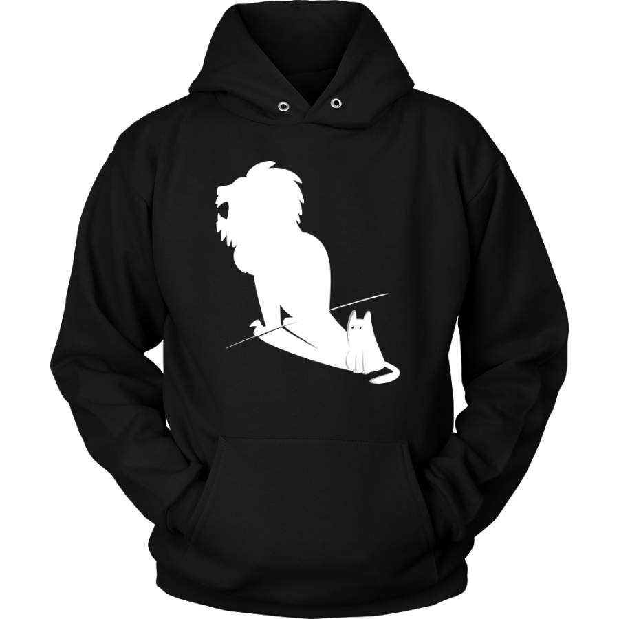 Potential Lion Shadow and Cat Animal Hoodie