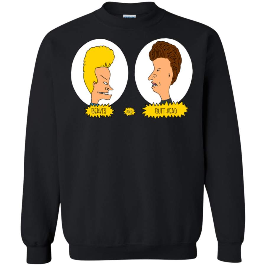 AGR Beavis and Butthead Crewneck Pullover Sweatshirt