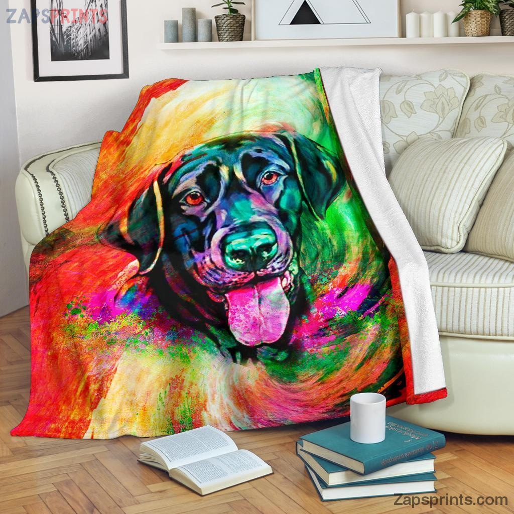 Labrador Blanket Throw  – Labrador Iii Blanket – Gift For Dogs Lover