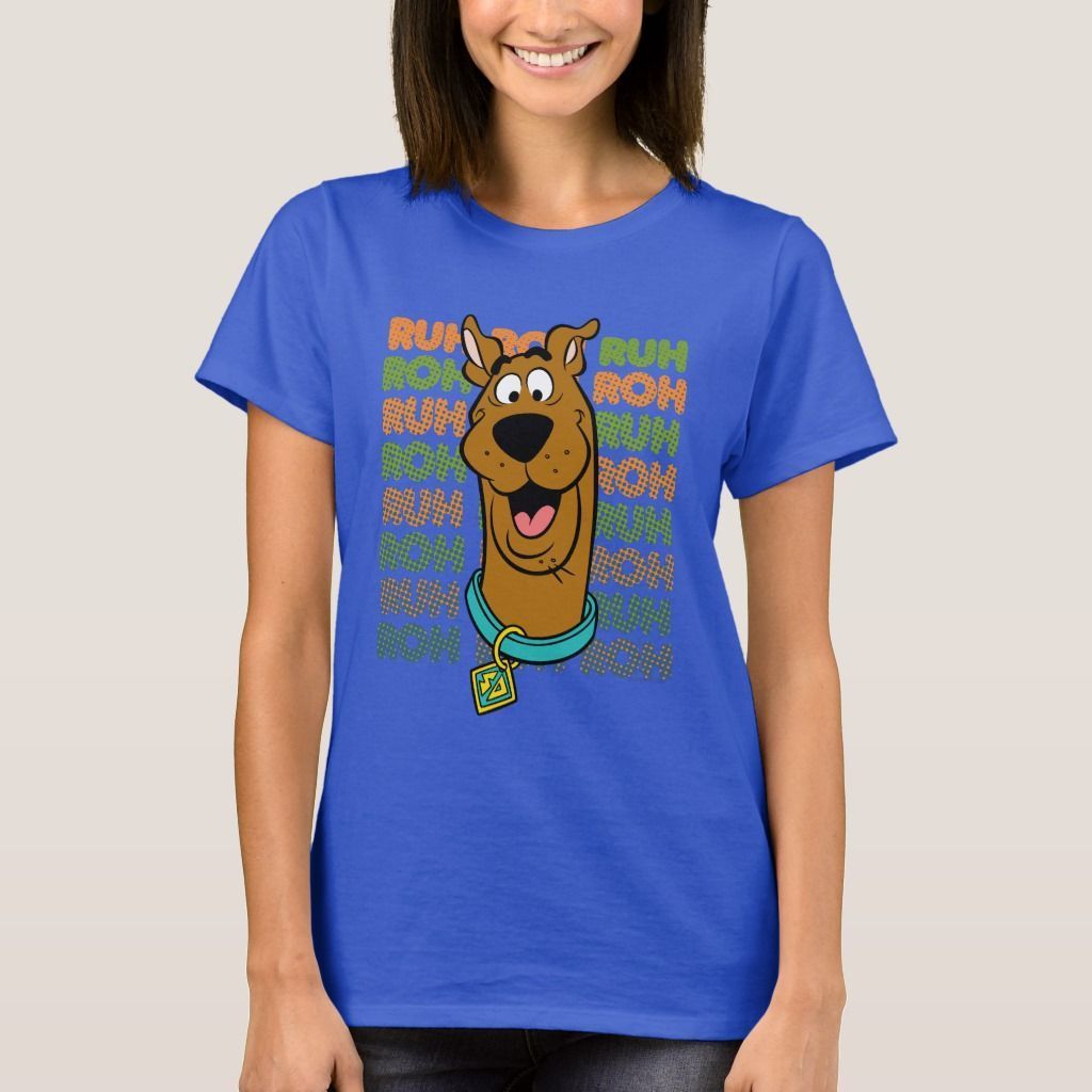 Scooby Doo Ruh Roh Shirt Adult S Deep Royal Shirt