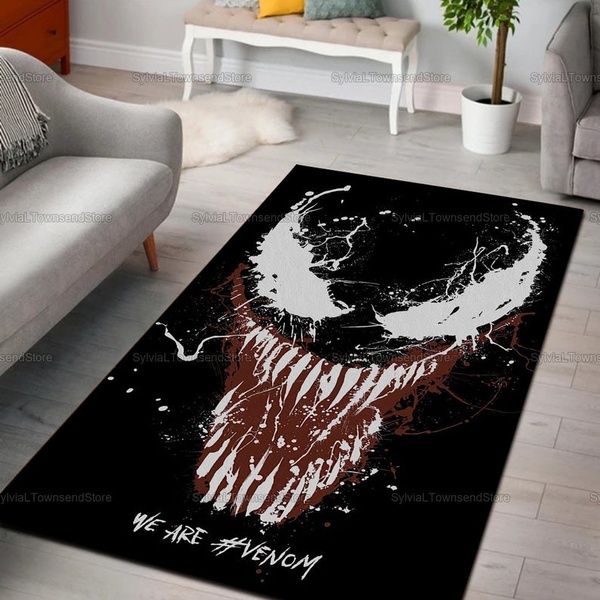 We Are Venom Rug, Venom 3D Welcome Are Rug, Venom Horror Rug, Venom Halloween Rug