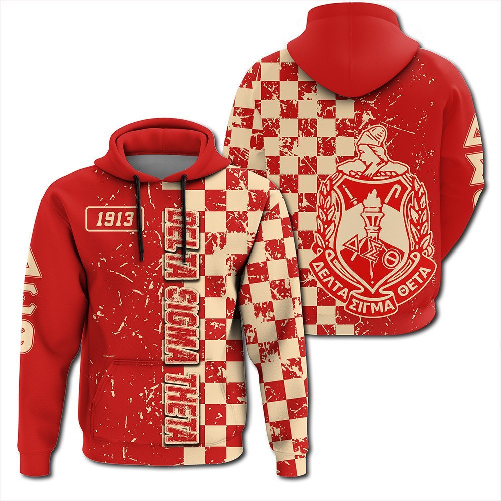 Wonder Print Hoodie – Delta Sigma Theta Caro Style Hoodie