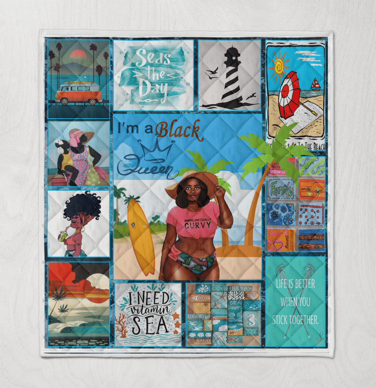 Quilt For Black Curvy Girl Quilt The Day I’M A Black Queen Quilt For Black Women