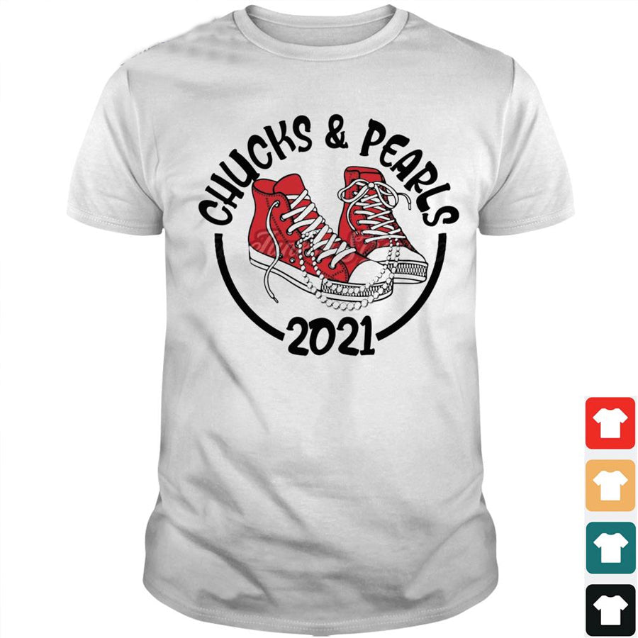 Funny T-Shirt  Chucks And Pearls 2021 V4