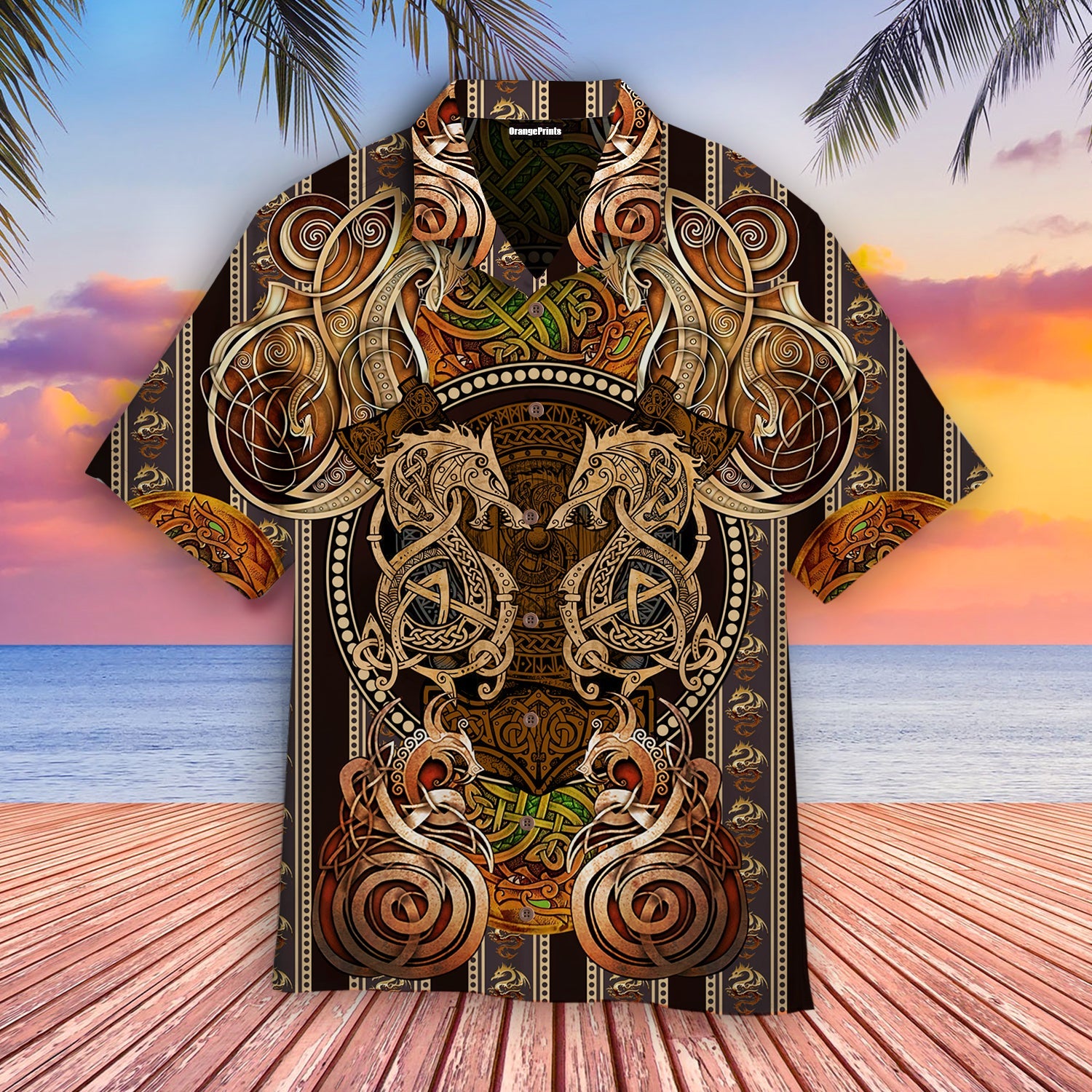 Vintage Dragon Hawaii Shirt For Men Women Adult Ha44832