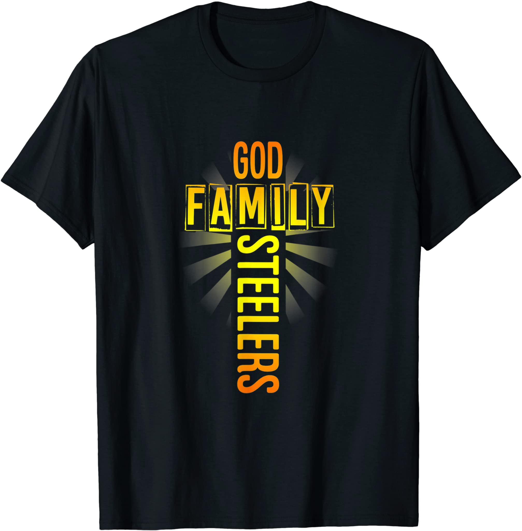 Father’s Day Gift Tee Shirt God Family Steeler Father Day T-Shirt