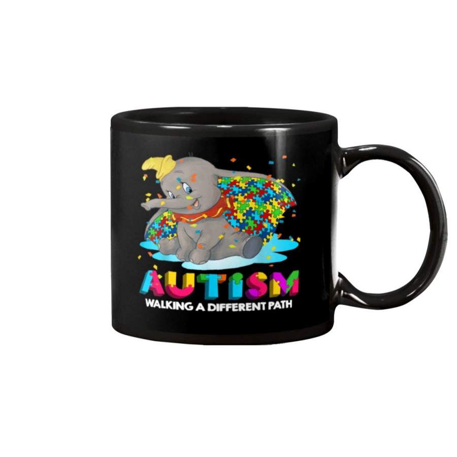 Autism Walking A Different Path For Elephant Lovers Mug