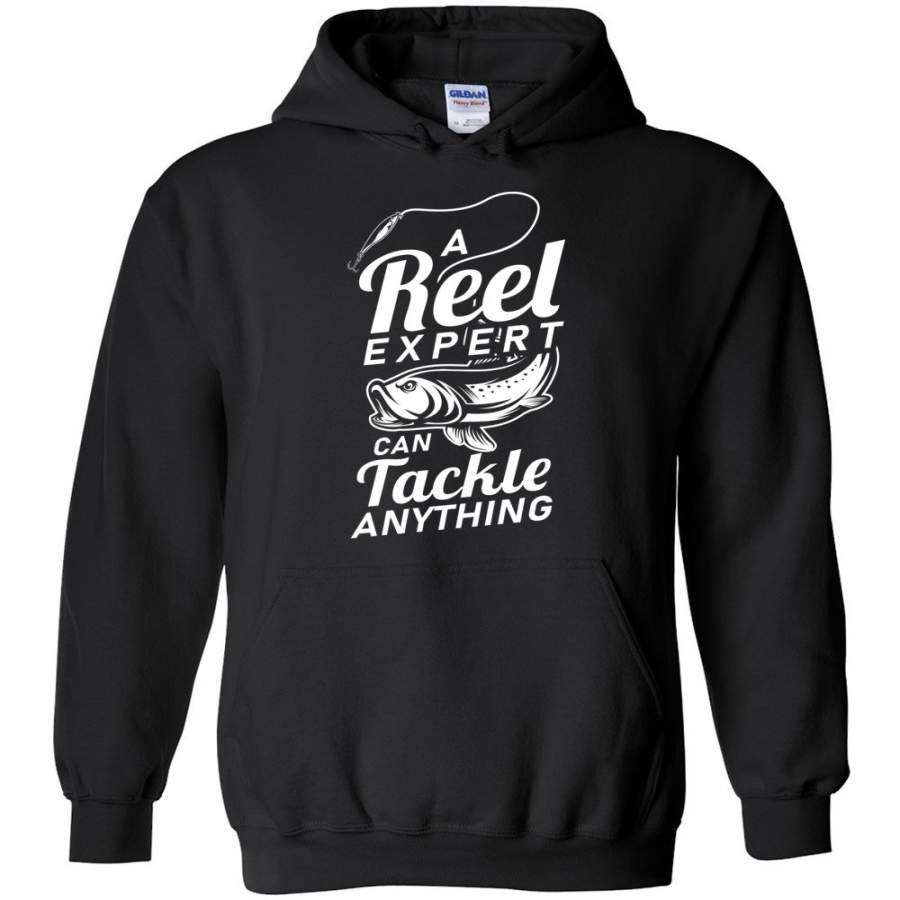 A Reel Expert Can Tackle Anything Hoodie