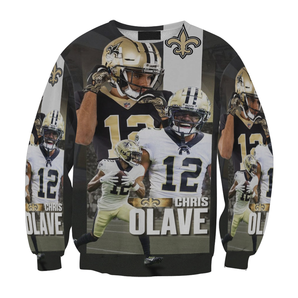 New Orleans Saints Chris Olave1 Gift For Fan 3D Full Printing Sweatshirt