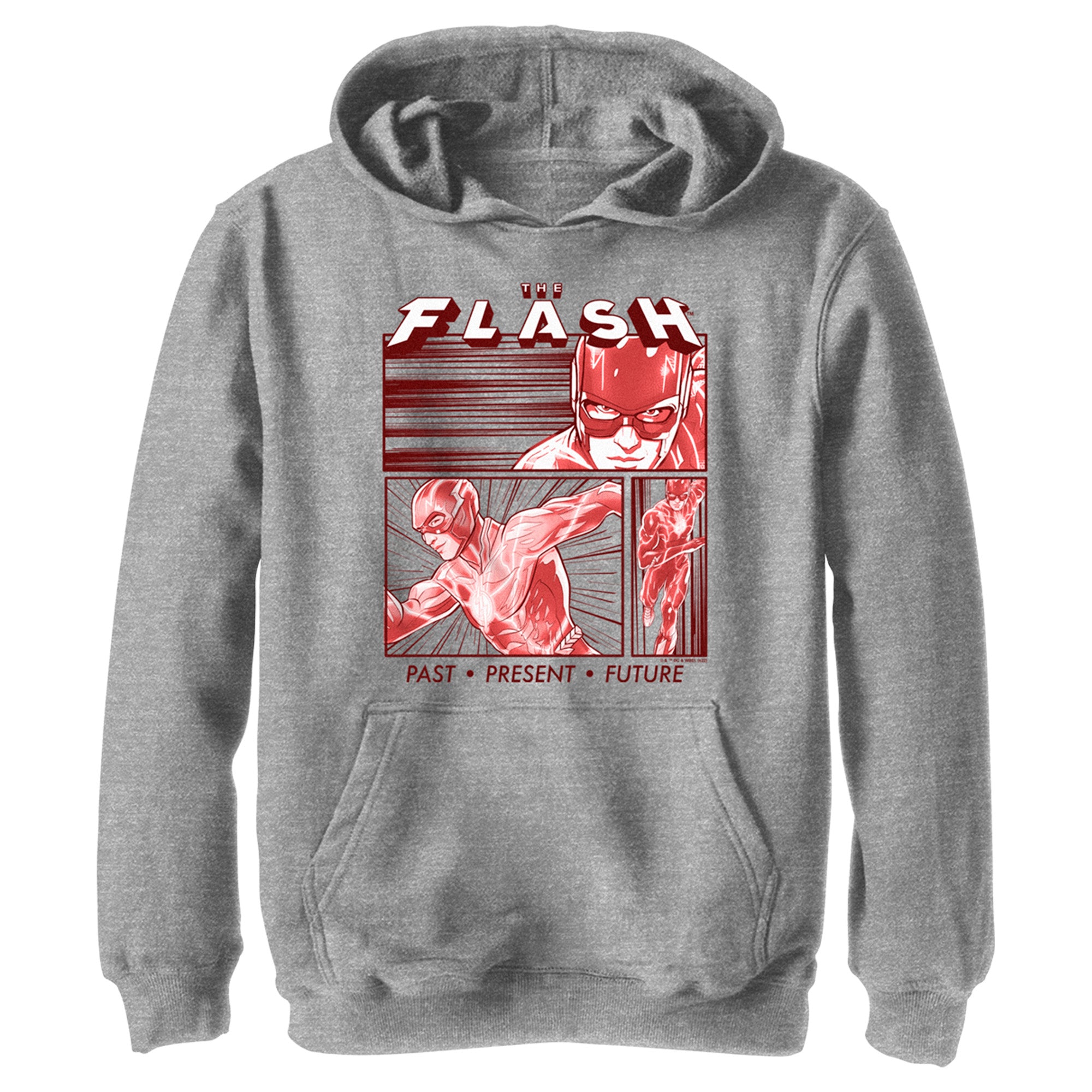 Boy’S The Flash Speedster Running Through Panels Pull Over Hoodie