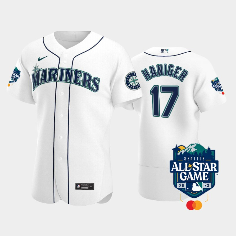 2023 All-Star Game Seattle Mariners 17 Mitch Haniger White Jersey