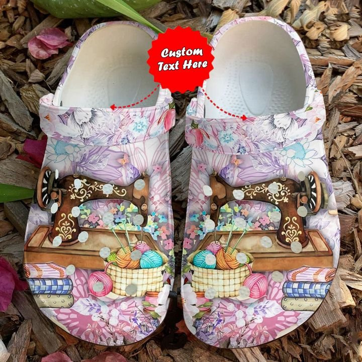 Sewing Floral clog Shoes Colorful