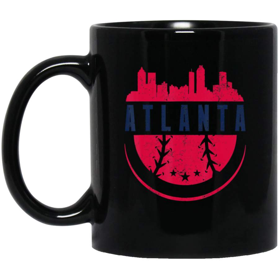 Atlanta City Vintage Skyline Brave Retro Gift Coffee Mug