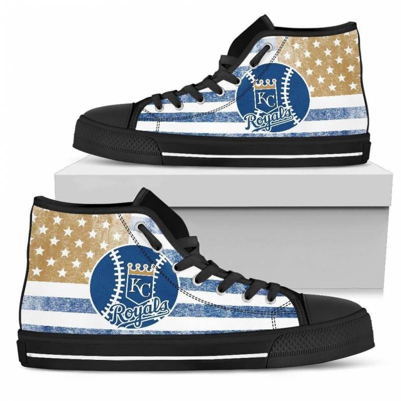 Flag Rugby Kansas City Royals High Top Shoes #358