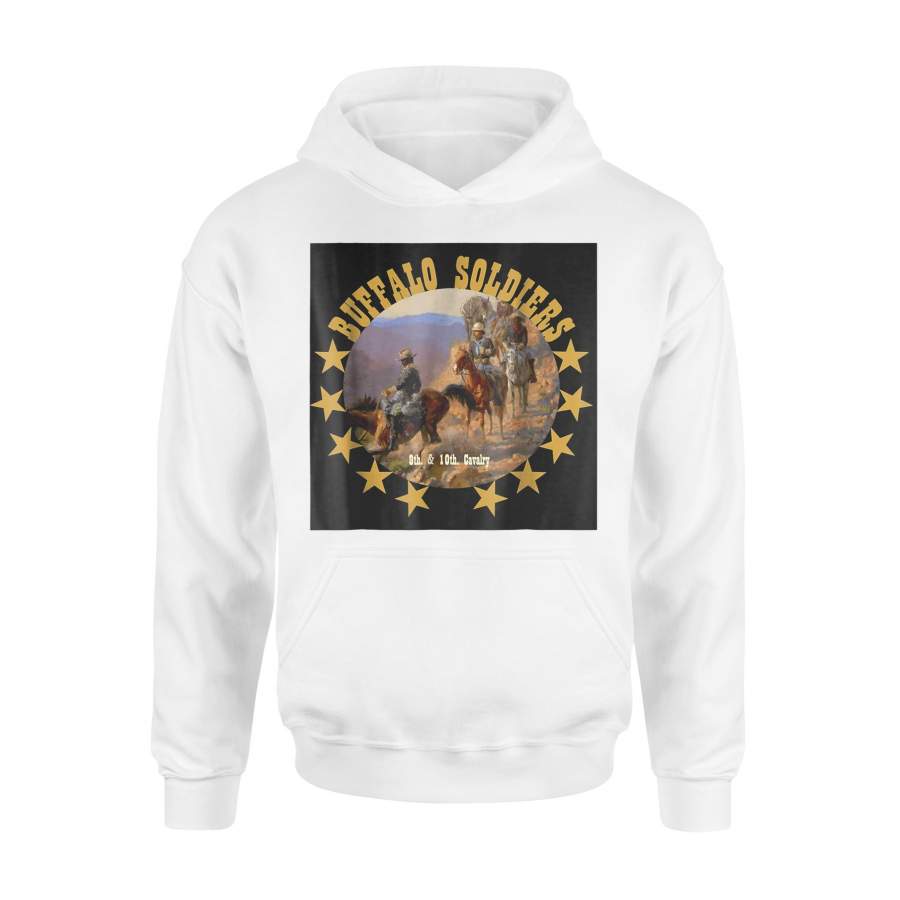 African American Buffalo Soldiers 9th And 10 Cavalry Hoodie