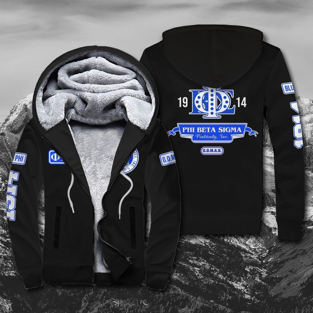 Fraternity Hoodie – Phi Beta Sigma Sherpa Hoodie – Toan Style