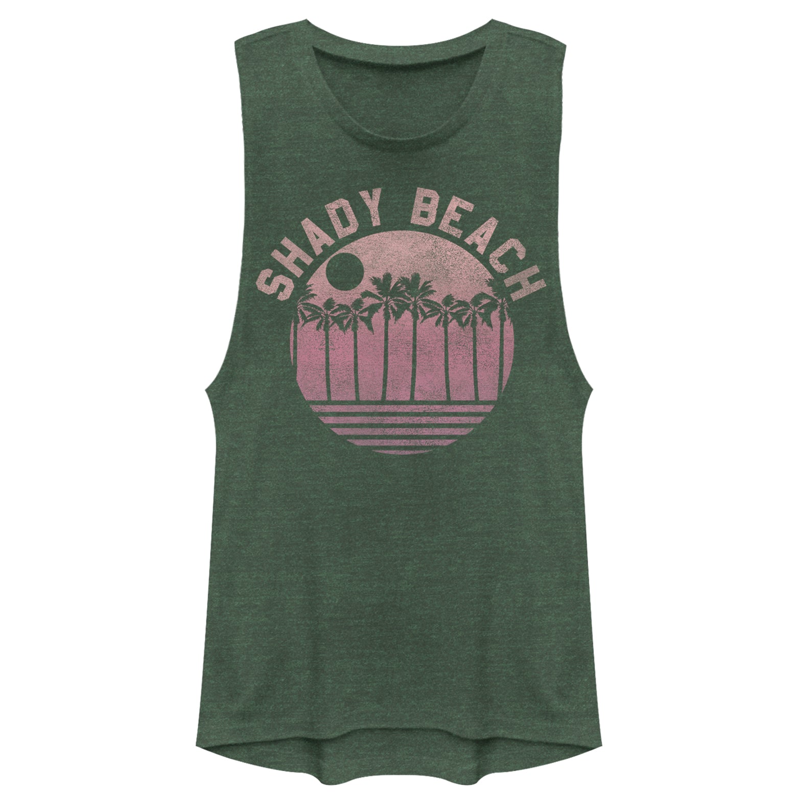 Chin Up Junior’S Retro Shady Beach  Festival Muscle Tee