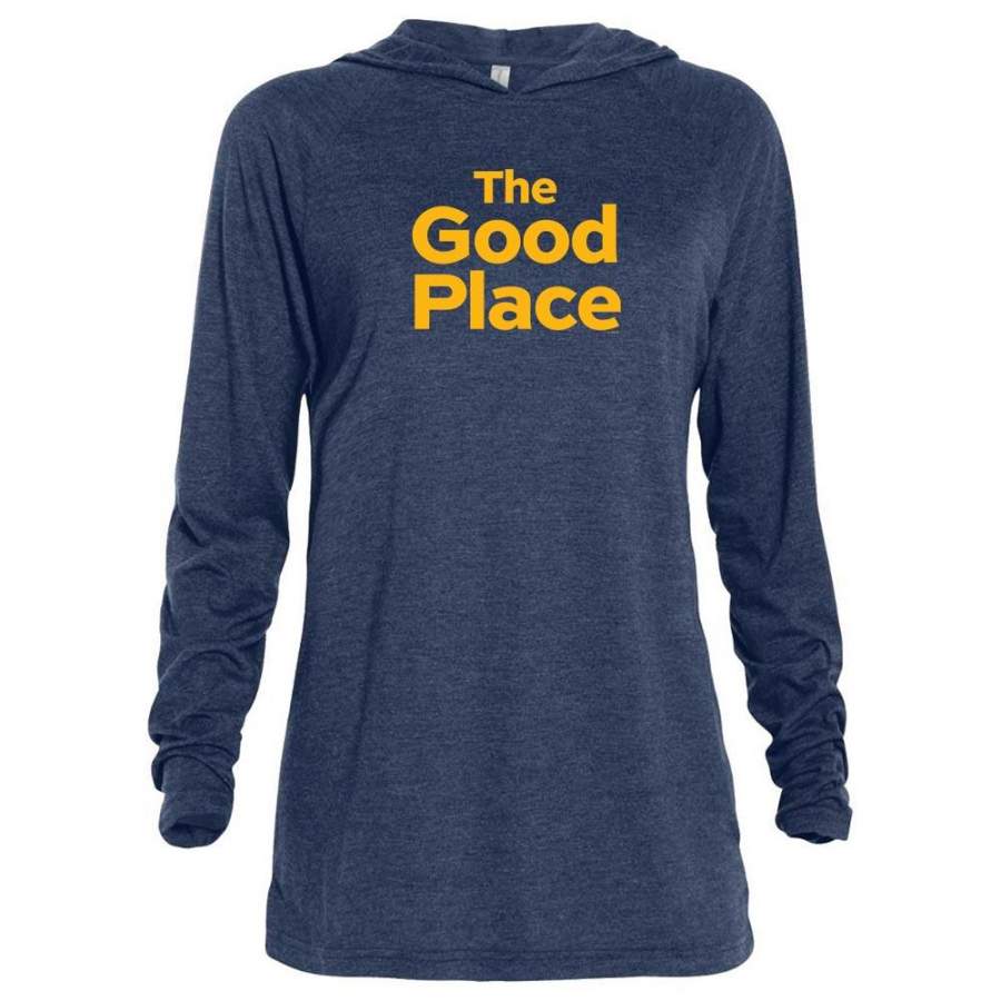 The Good Place Logo Tri-blend Raglan Hoodie