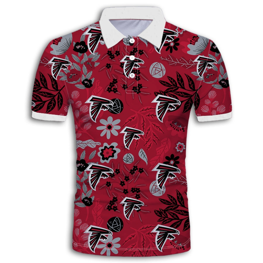 Atlanta Falcons Aloha Hawaii Polo Shirt Ha15264