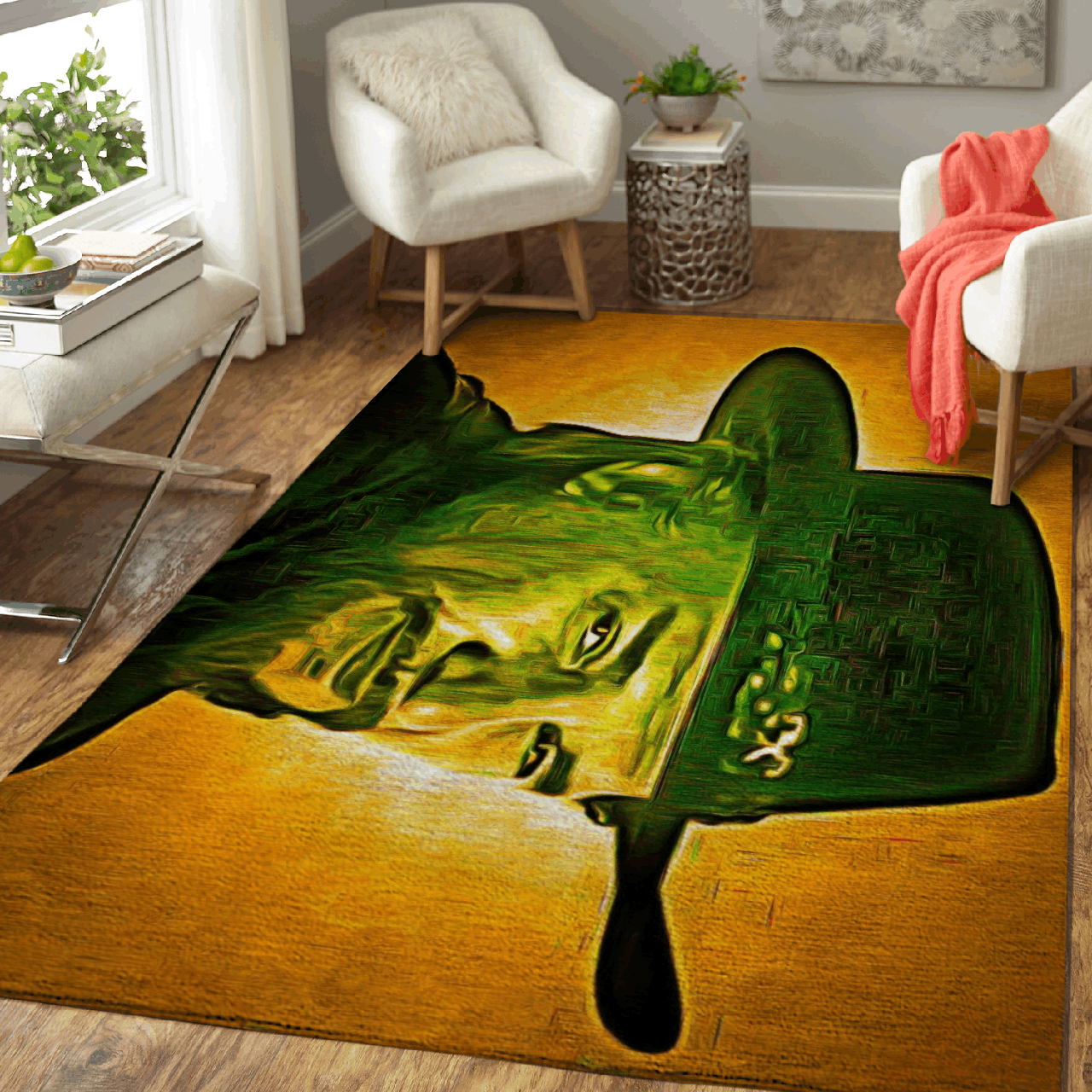 Waylon Arnold Jennings American singer Art Area Rug