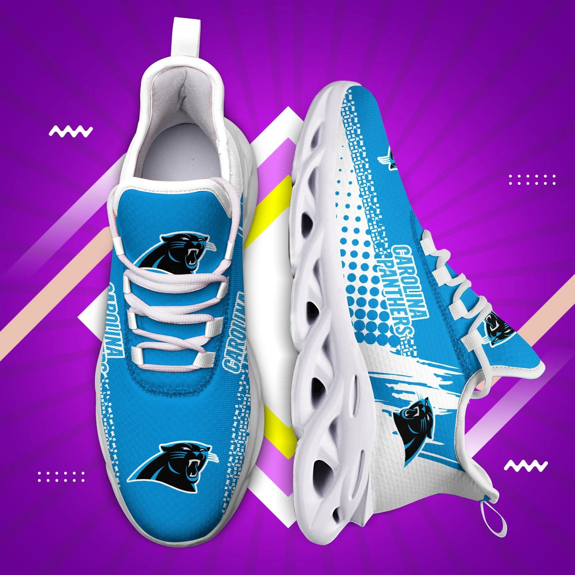 Carolina Panthers Ultra Cool Air Max Running Shoes