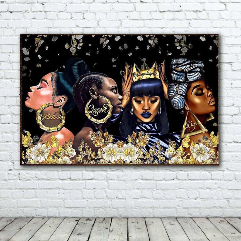 Beautiful Black Queens Poster