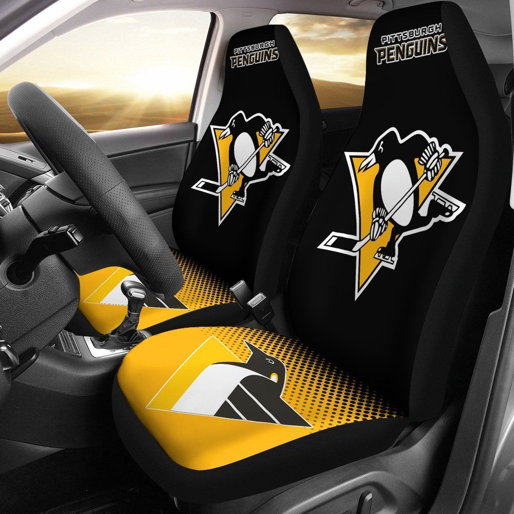 Pittsburgh Penguins Car Seat Covers (Set Of 2)