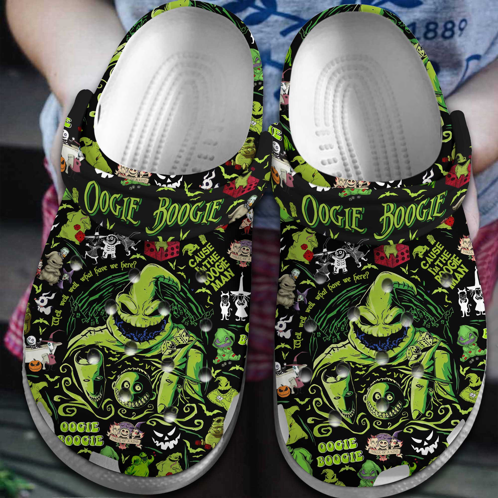 Oogie Boogie Bash Movie Crocss Clogs For Men Women And Kid Bm1411-2185